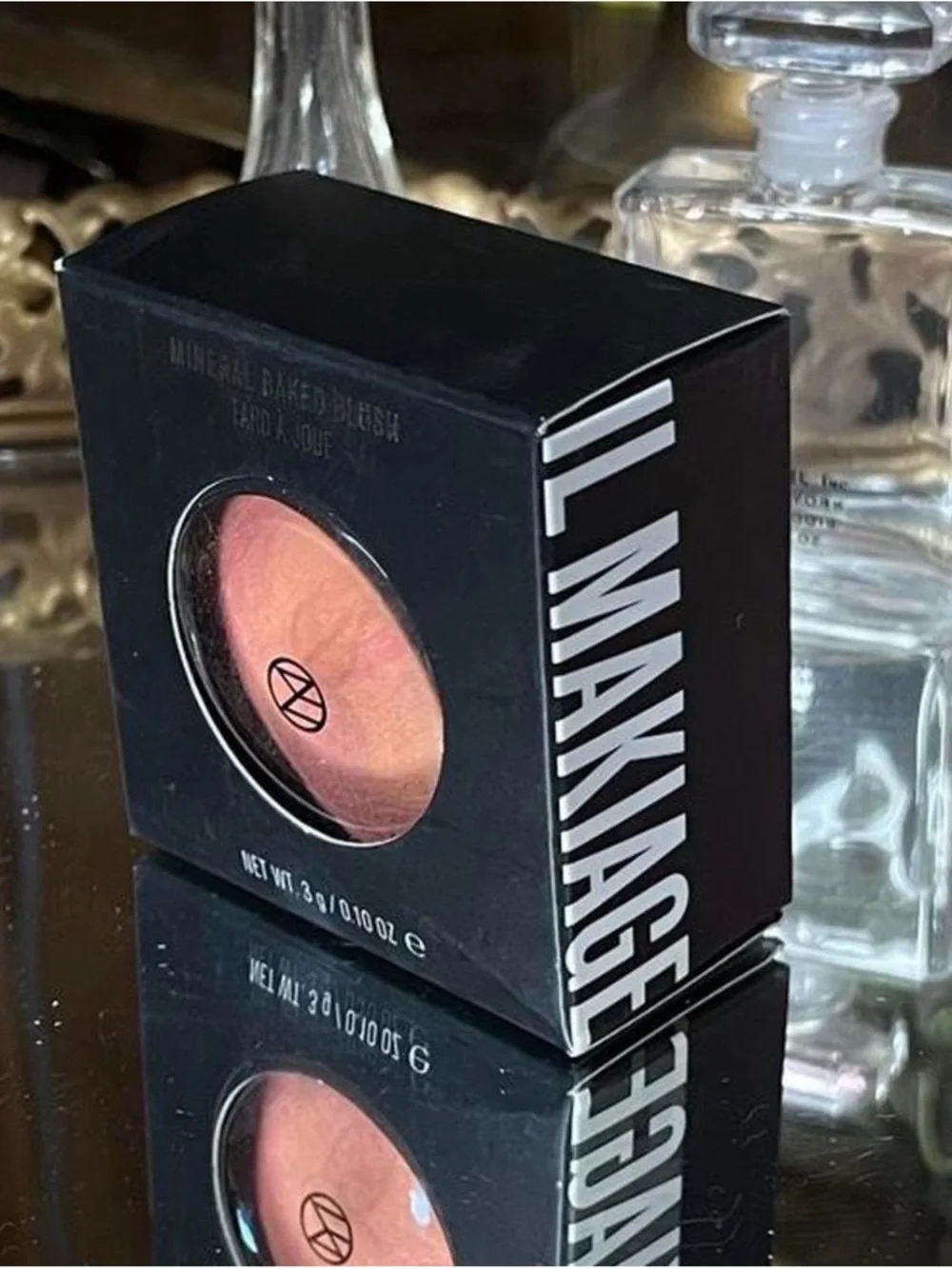 IL MAKIAGE Mineral Baked Blush — Peach Orange Marbled Shade Bootylicious